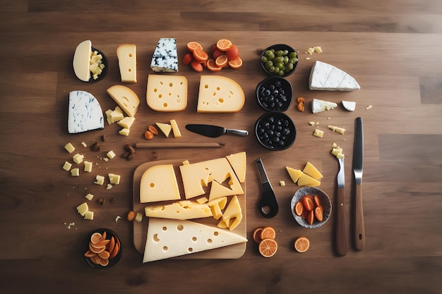 Cheese platter knolling style