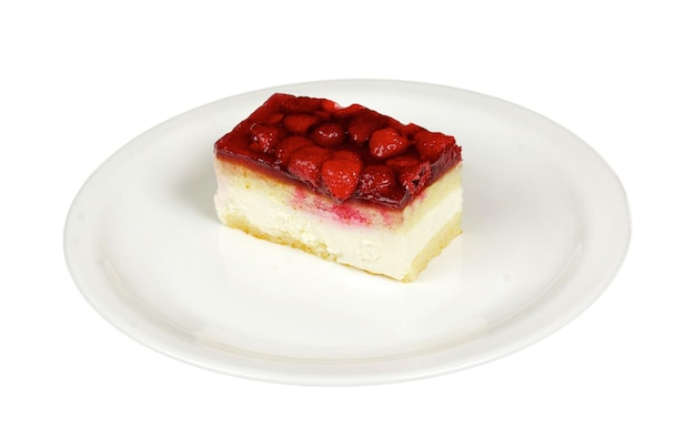 Cheesecake with raspberry