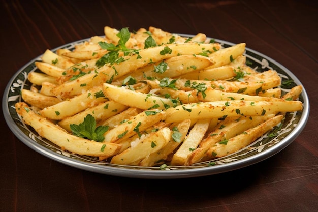 Cheesy Garlic Parmesan Fries Platter