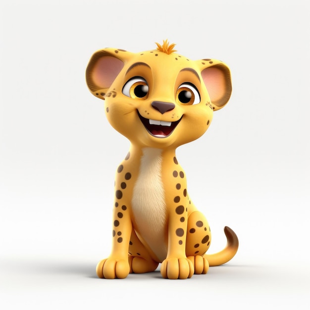 Cheetah cartoon character