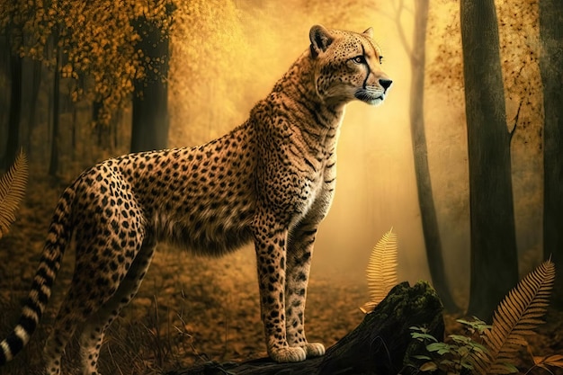 Cheetah in wild awesome high resolution wild life background