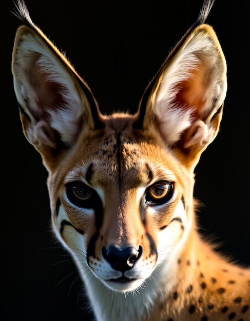 a cheetah with a black background that says cheetah