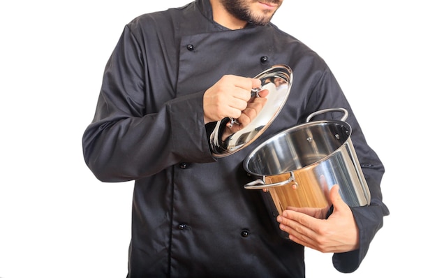 Chef isolated on white background