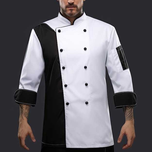 chef jacket mockup chef uniform chef jacket