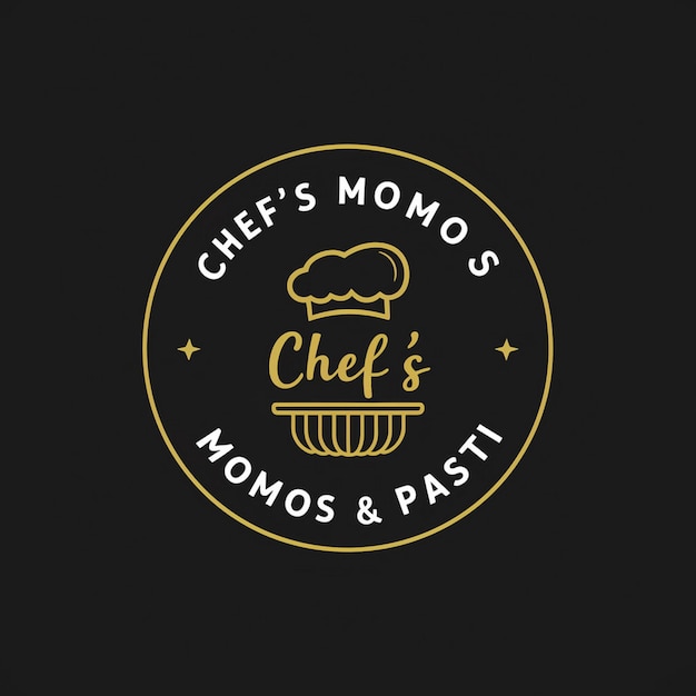 Chefs Momos Pasta Logo Creative Designs for Savory Delights