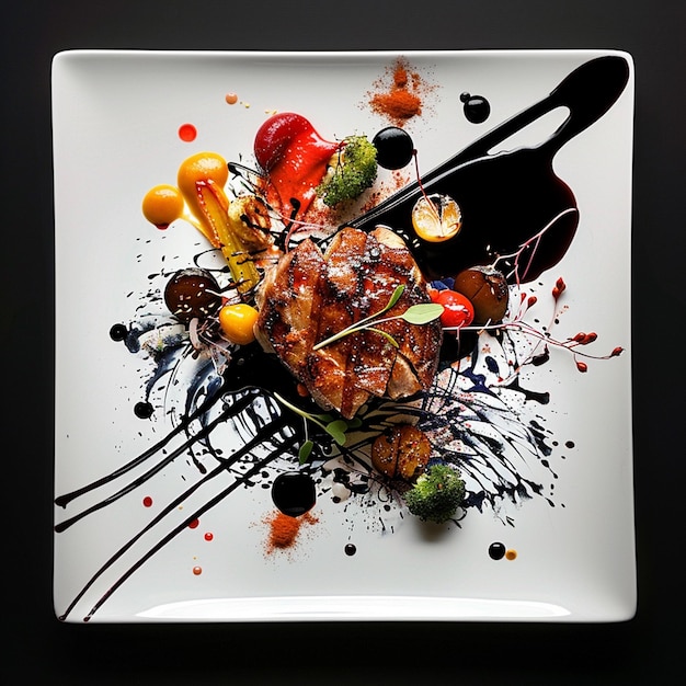 Photo chefs signature dishes culinary art at its finest