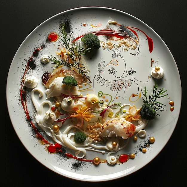 Photo chefs signature dishes culinary art at its finest