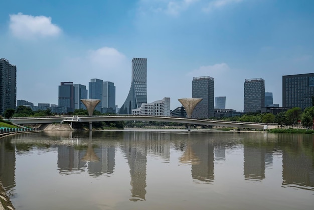 Chengdu CBD modern architectural landscape