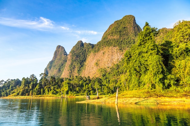 Cheow Lan lake in Thailand