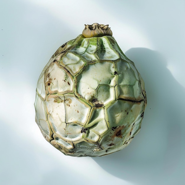 Cherimoya Fresh CloseUp on White Background