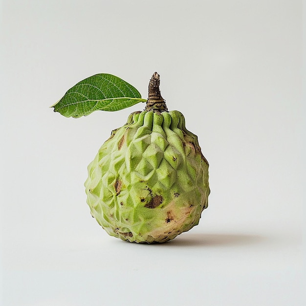 Cherimoya Fresh CloseUp on White Background