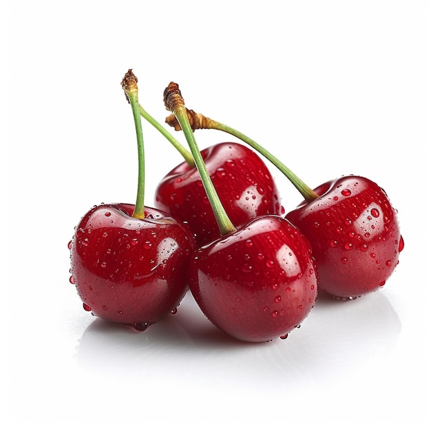 cherries isolated