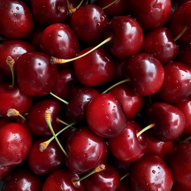 cherries on a plate