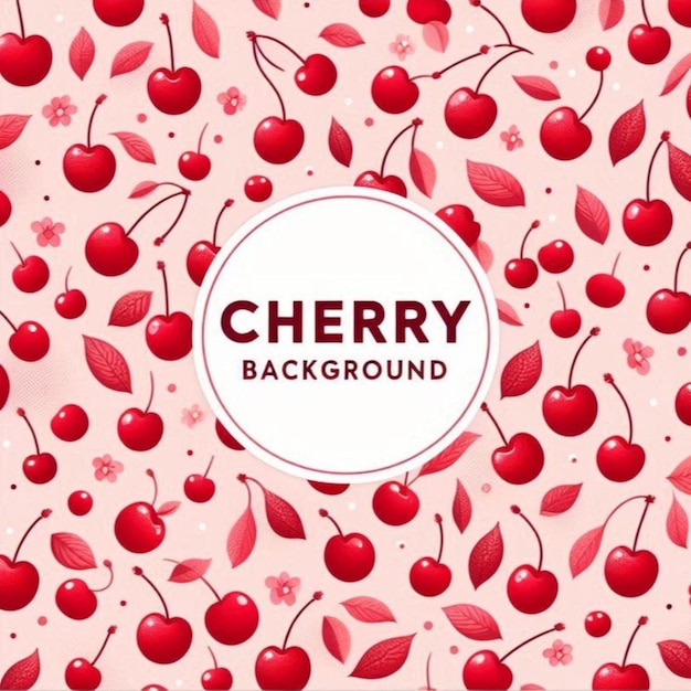 Photo cherry background