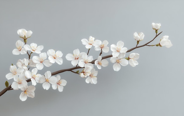 Photo cherry blossom branch