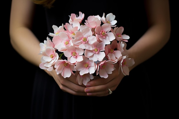 Photo cherry blossom dreams bouquet