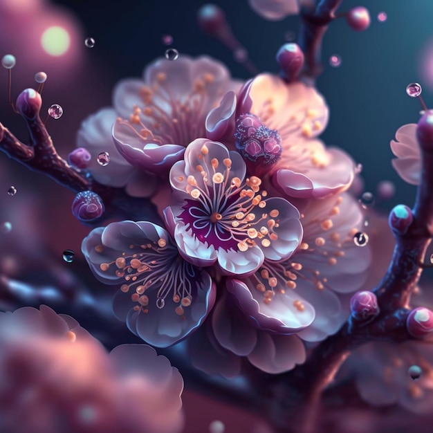 Cherry blossom flower