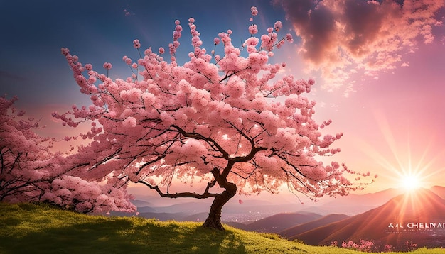 Cherry blossom tree