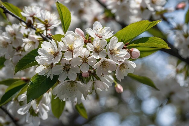 Cherry Blossoms in Full Bloom