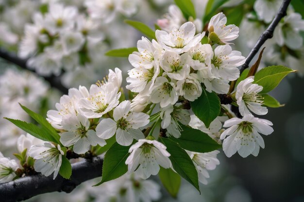 Cherry Blossoms in Full Bloom