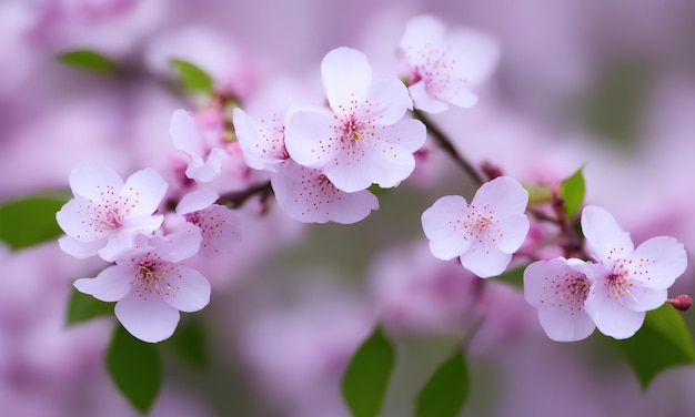 Cherry blossoms, sakura flower blooming