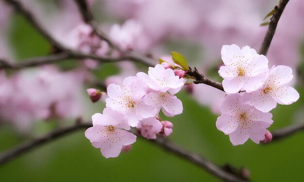 Cherry blossoms, sakura flower blooming