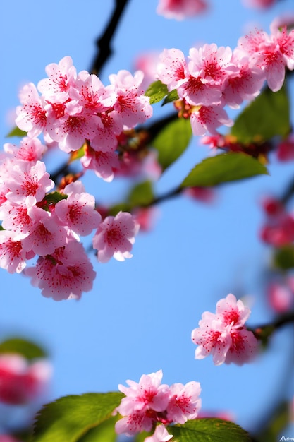 Cherry blossoms, sakura flower blooming