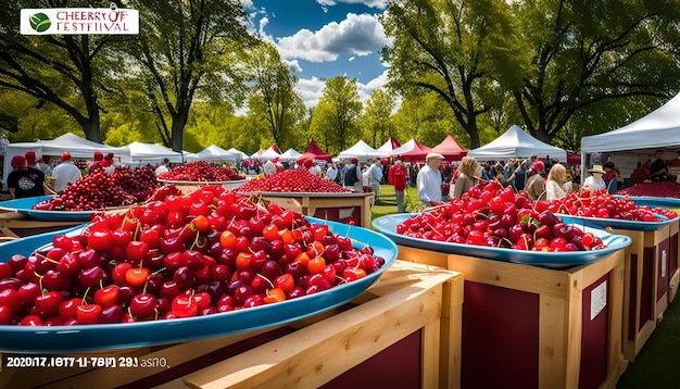 Photo cherry festival