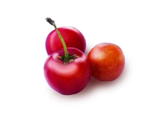 Cherry isolated on a white background