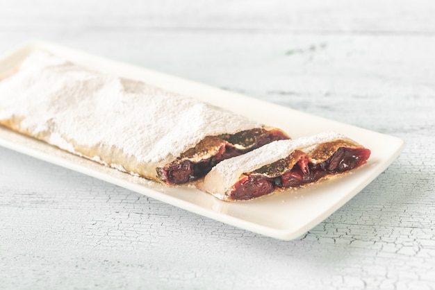 Cherry strudel