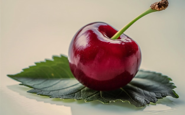 Cherry on tree with background