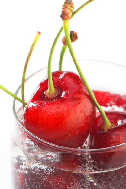 Cherry in water