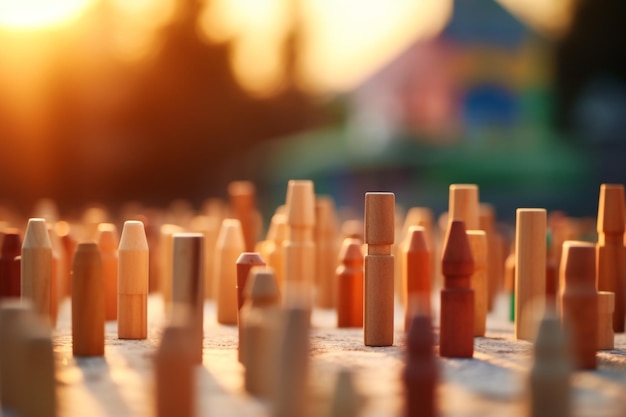 A chess board with a chess set and the word chess on it.