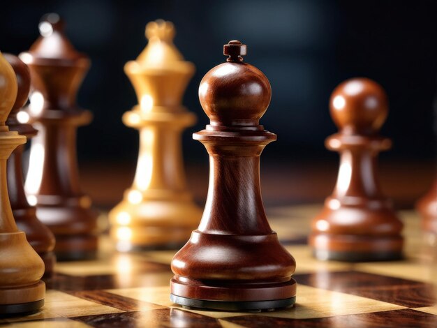 chess game competition strategy and leadership concept chess game competition strategy and