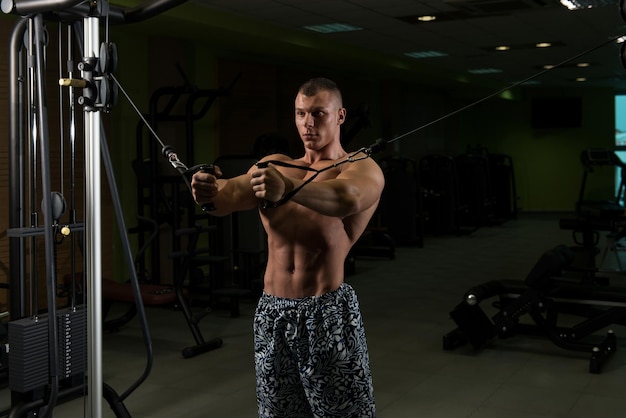 Chest Workout Cable Crossover