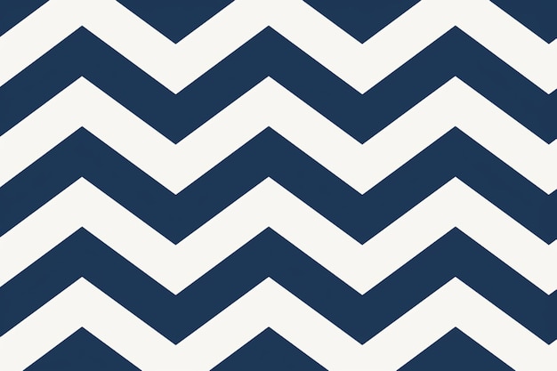 Chevron zigzags in classic navy and white Abstrac art paint white gradient background