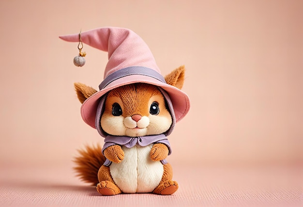 Photo chibi witch squirrel high quality