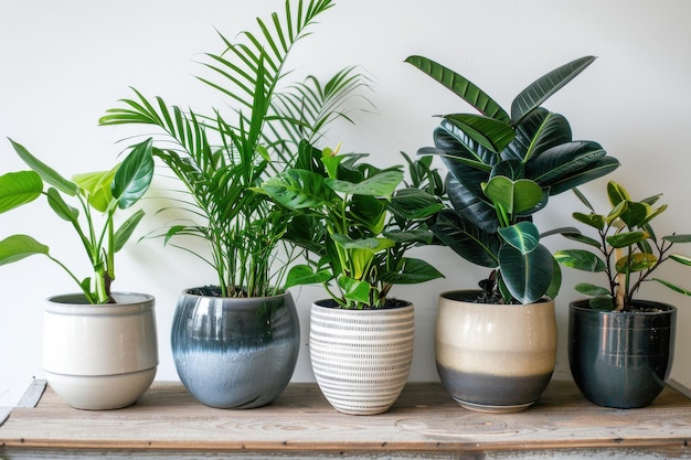 Photo chic indoor plant pots