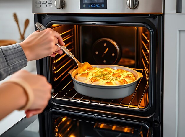 Chic Kitchen with NonStick Utensils