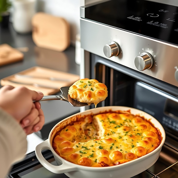 Chic Kitchen with NonStick Utensils