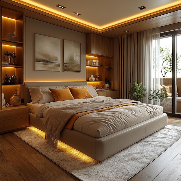 Chic Minimalist Master Bedroom Modern and Refined