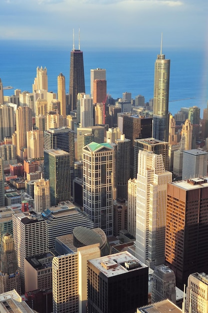 Chicago aerial view