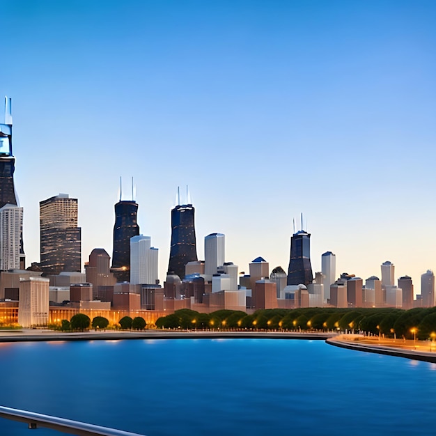 Chicago skyline pictures