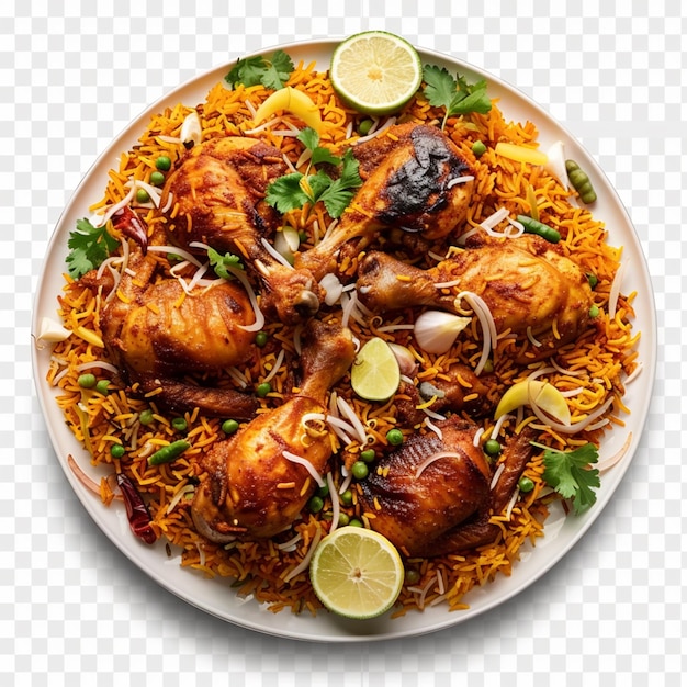 Photo chicken biryani banner design png