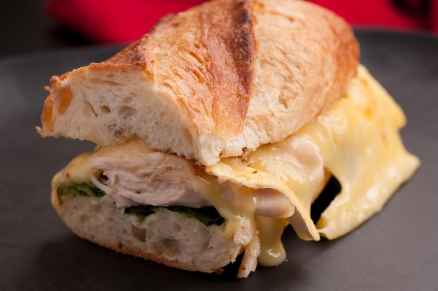 Chicken and brie sandwich