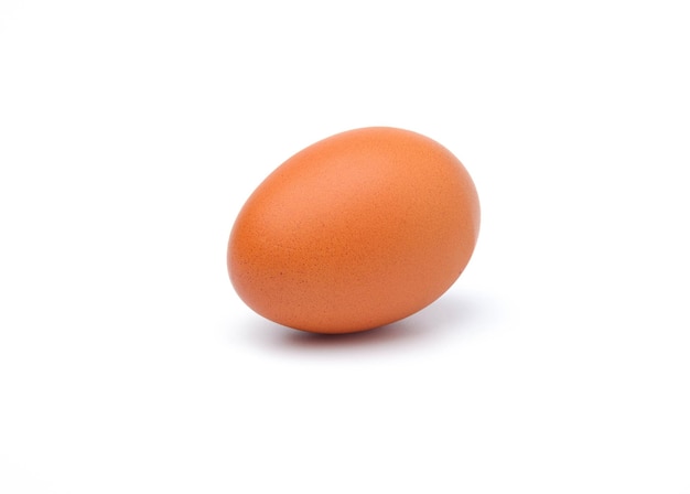 Chicken egg isolated on white background