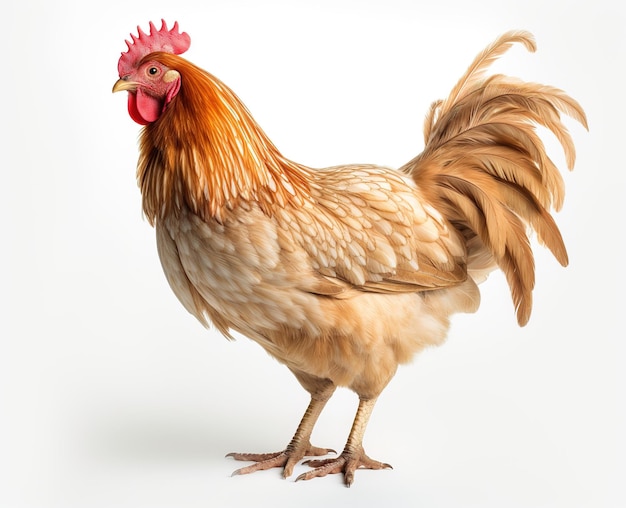 Chicken isolated on background