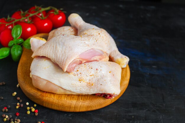 Chicken legs bone meat poultry diet feed