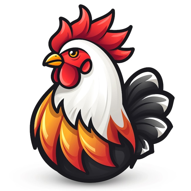 Chicken shaped logo