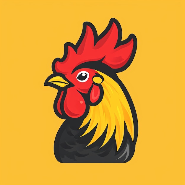 Chicken shaped logo